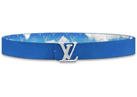 blue and black louis vuitton belt|Louis Vuitton suede belt.